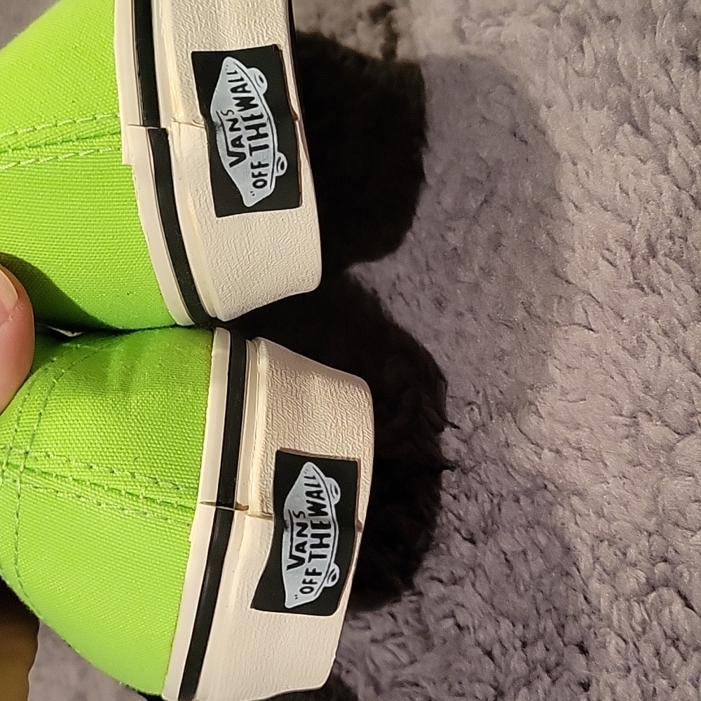 Neon Green Vans Size 7 - Picture 4 of 8